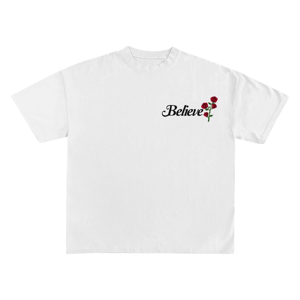 neith. Rose Studs Shirts (White) ブラウス Believe In Yourself Rose Shirt | White – QuezzWorld