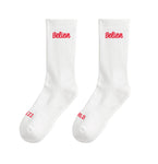 Believe Socks | Red/White