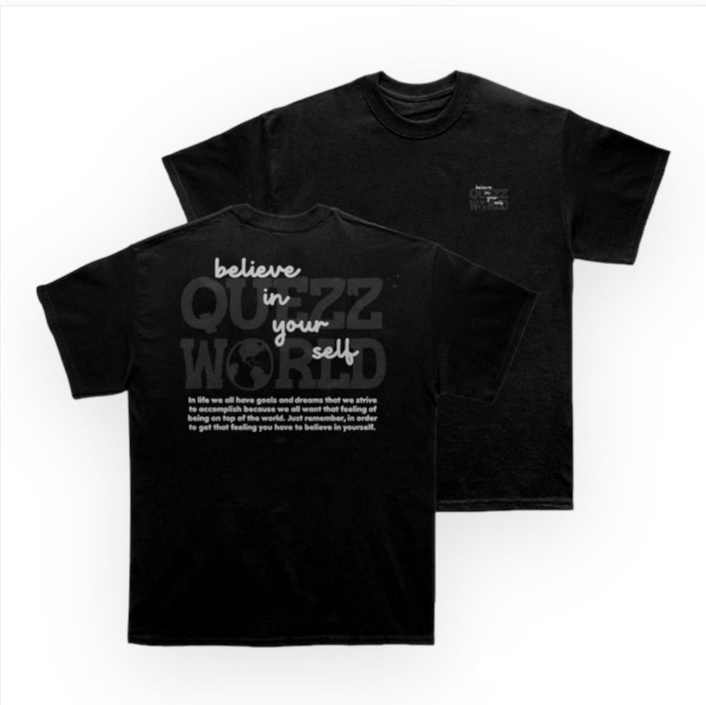 QuezzWorld Shirt | Black/Black