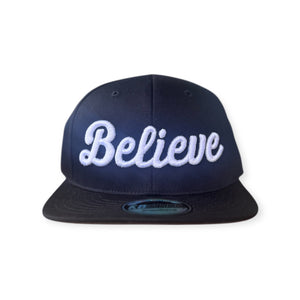 Believe Signature Snapback| Black/White