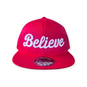 Believe Signature Snapback | Red