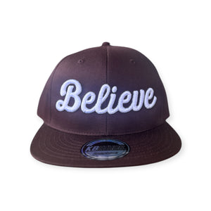 Believe Signature Snapback | Brown