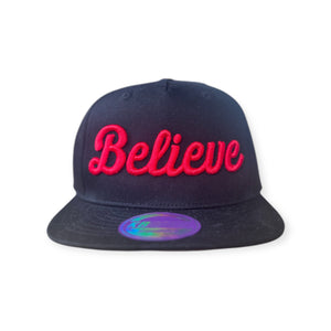 Believe Signature Snapback | Black/Red