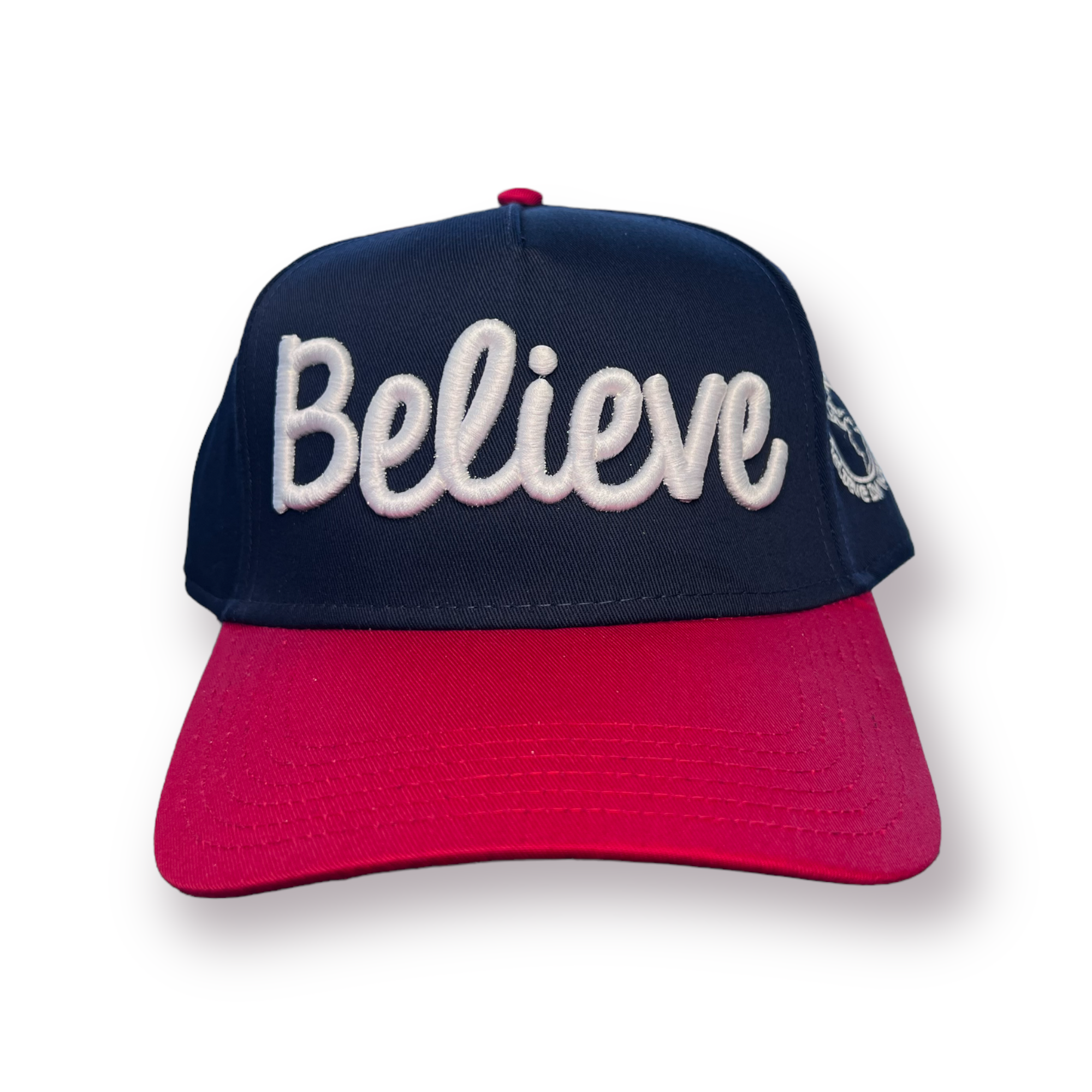 Believe Snapback | Navy/Red